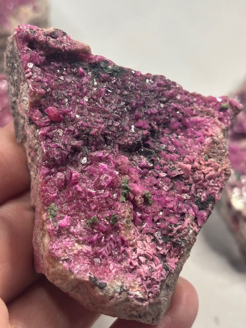 Cobaltocalcit mit Kolwezit Kristalle in sehr guter Qualität, Kongo, Erythrin, Cobalt Calcit Kobalt, Cobaltblüte, Cobaltcalcit Kobaltodolomit Rosasit Kobalt-Calcit Sphärocobaltit