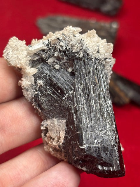 Foitit Turmalin Rarität in bester Qualität, Erongo Bergen Namibia, Fluorit Bergkristall Quarz Feldspat