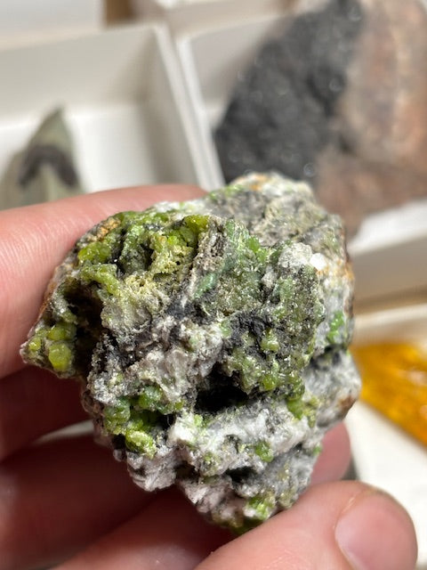 Mineraliensammlung groß Österreich Deutschland, Kristalle teilweise mit alten Sammleretiketten