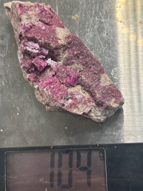 Cobaltocalcit mit Kolwezit Kristalle in sehr guter Qualität, Kongo, Erythrin, Cobalt Calcit Kobalt, Cobaltblüte, Cobaltcalcit Kobaltodolomit Rosasit Kobalt-Calcit Sphärocobaltit