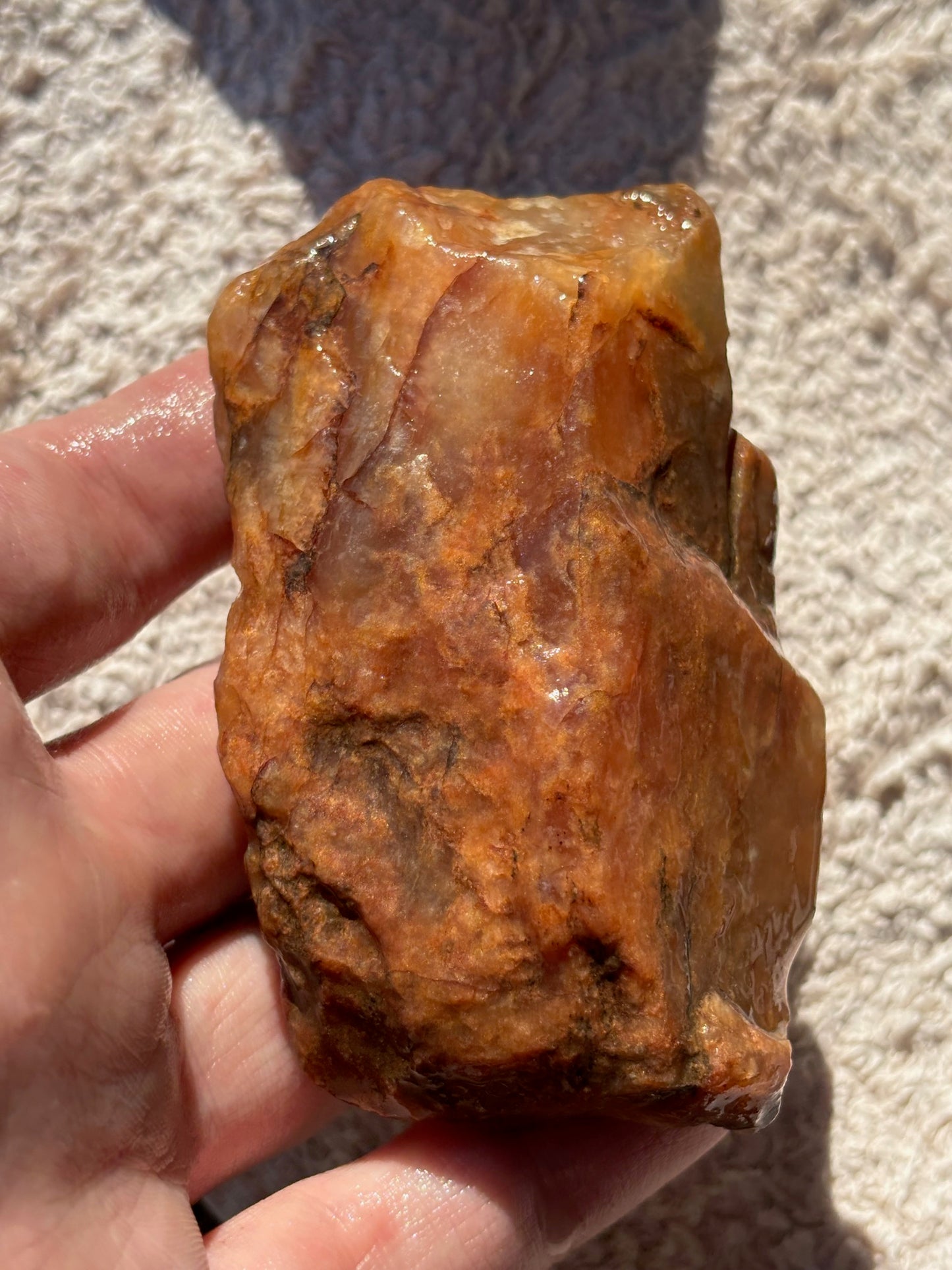 Verschiedene Achat Rohsteine, Knollen, Karneol, Chalcedon