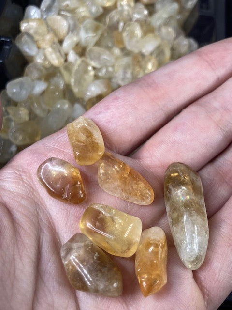 Micro Trommelsteine S & XS, Bergkristall Amethyst Citrin Rosenquarz, beste Qualität, Quarz