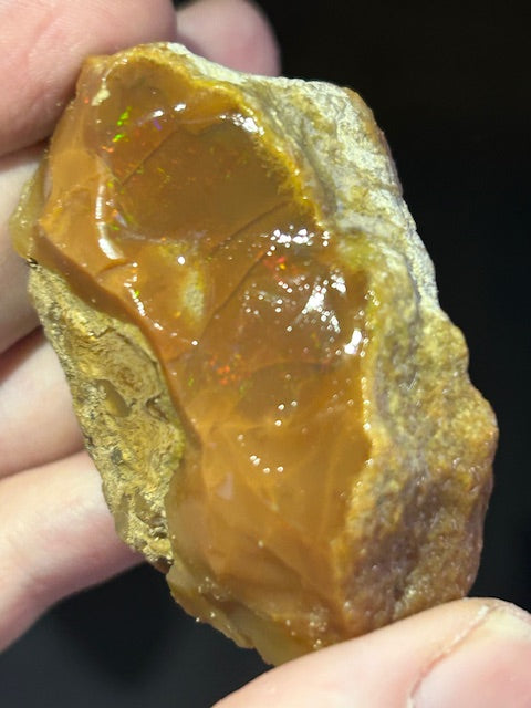Edelopal Sammlung weltweit, 8 Stück Welo/ Boulder/ Feuer/ Glas Opal Hyalith Schwarzopal