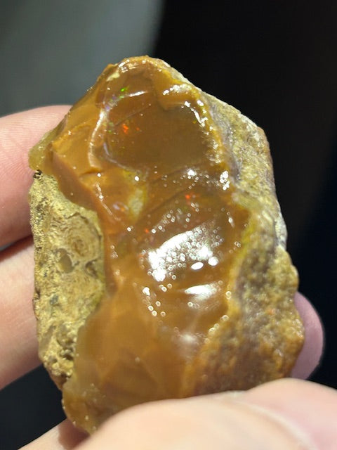 Edelopal Sammlung weltweit, 8 Stück Welo/ Boulder/ Feuer/ Glas Opal Hyalith Schwarzopal