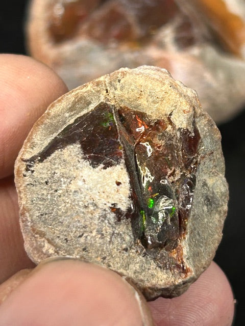Edelopale A-Qualität Schokoladen Opal, Feueropal, Chocolate Opal, Großhandelspreis Matrix Opal
