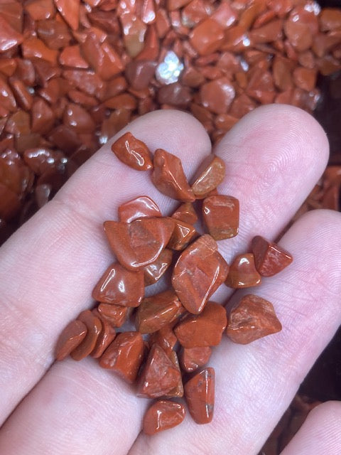 Micro Trommelsteine S & XS Hämatit schwarzer Turmalin roter Jaspis gelber Jaspis beste Qualität Blutstein