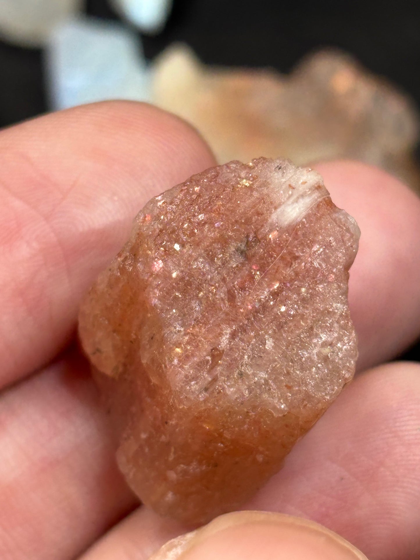 Mondstein & Sonnenstein Rohsteine in Facettierqualität