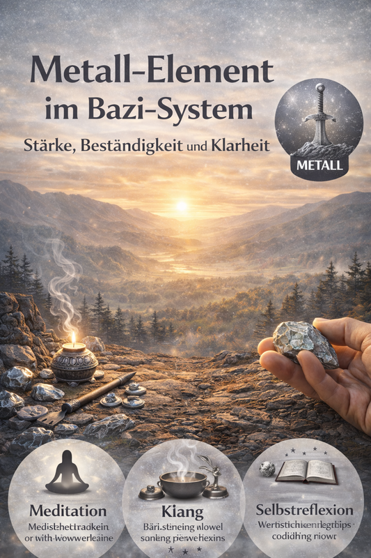 Bazi Metall-Element: Klarheit, Stärke und innere Ordnung verstehen