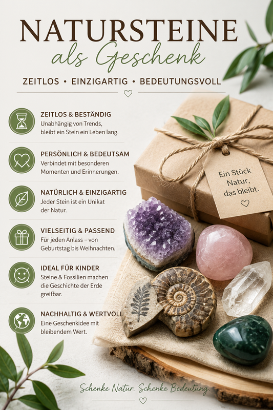 Warum ein Stein das perfekte Geschenk ist – zeitlos, wertvoll und voller Bedeutung