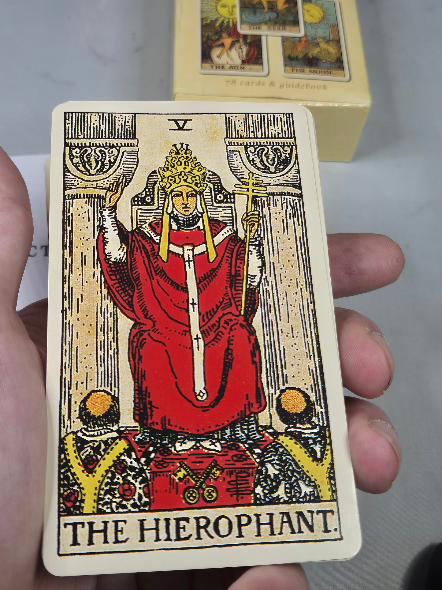 Rider-Waite Tarot Karten 78 Stück, inklusive Beschreibung, Rider Waite Pamela Colman Smith