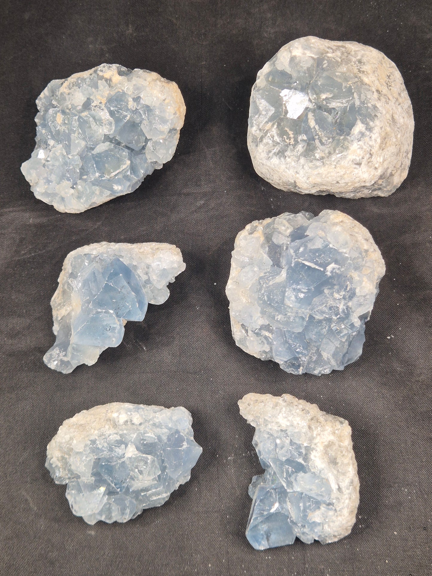 Coelestin Kristall Druse blau, in bester Qualität, Celestin Celestit