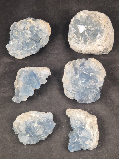 Coelestin Kristall Druse blau, in bester Qualität, Celestin Celestit