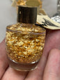 Gold oder Silber in bruchsicherem Glas, Brasilien Blattgold Blattsilber