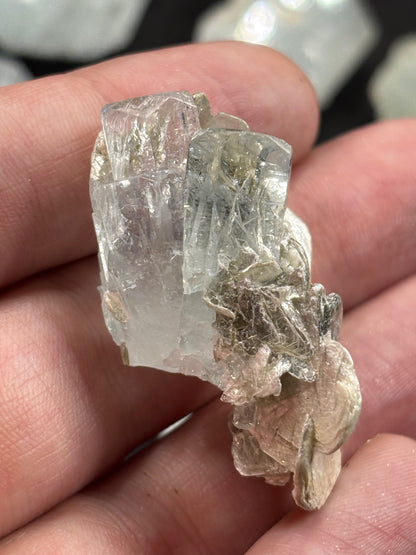 Aquamarin Kristalle in sehr guter Qualität, Pakistan