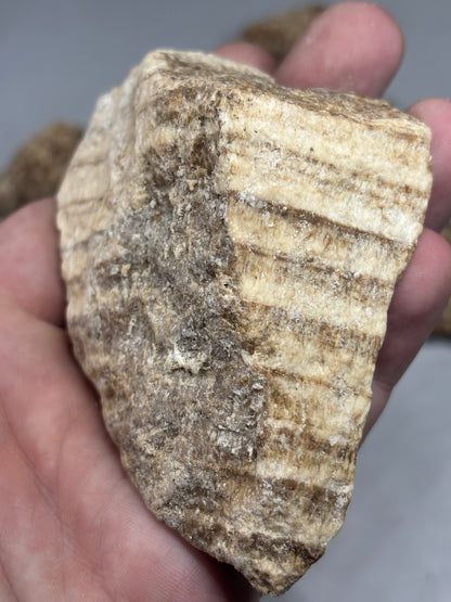 Aragonit gebändert Rohsteine, Onyx-Marmor Peru Naturstein