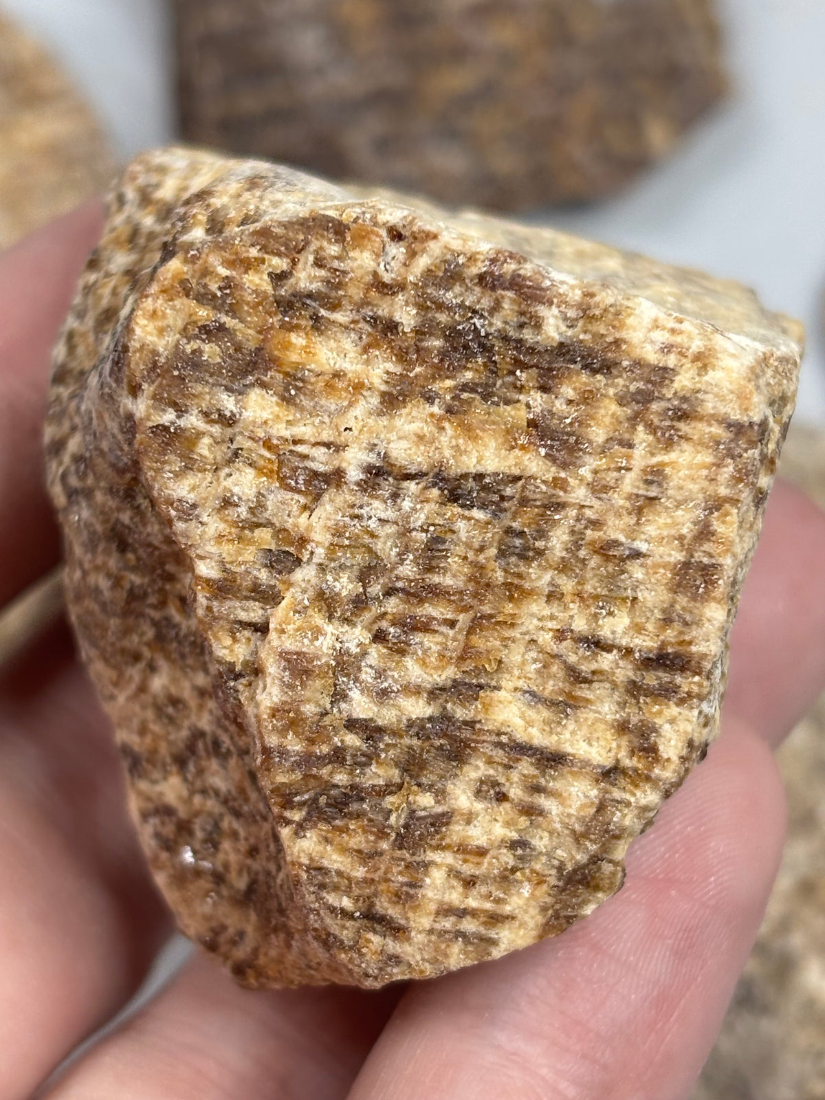 Aragonit gebändert Rohsteine, Onyx-Marmor Peru Naturstein