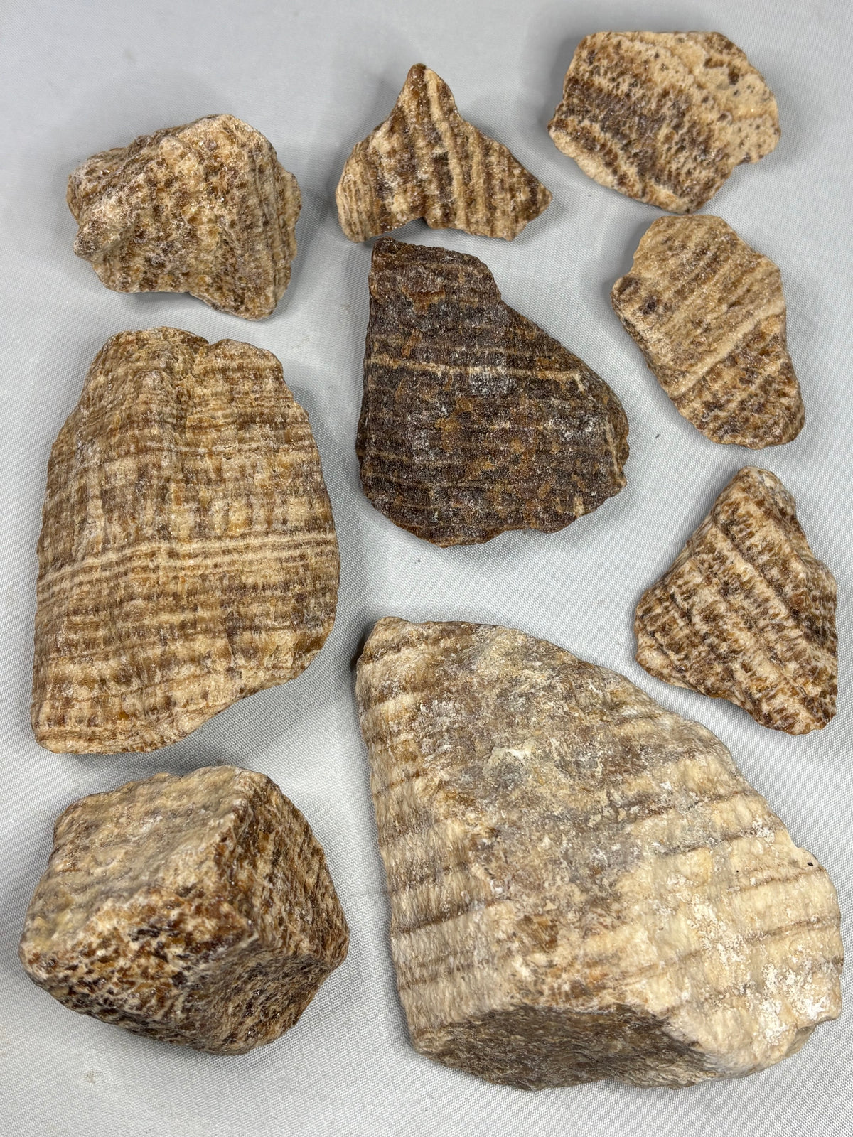 Aragonit gebändert Rohsteine, Onyx-Marmor Peru Naturstein