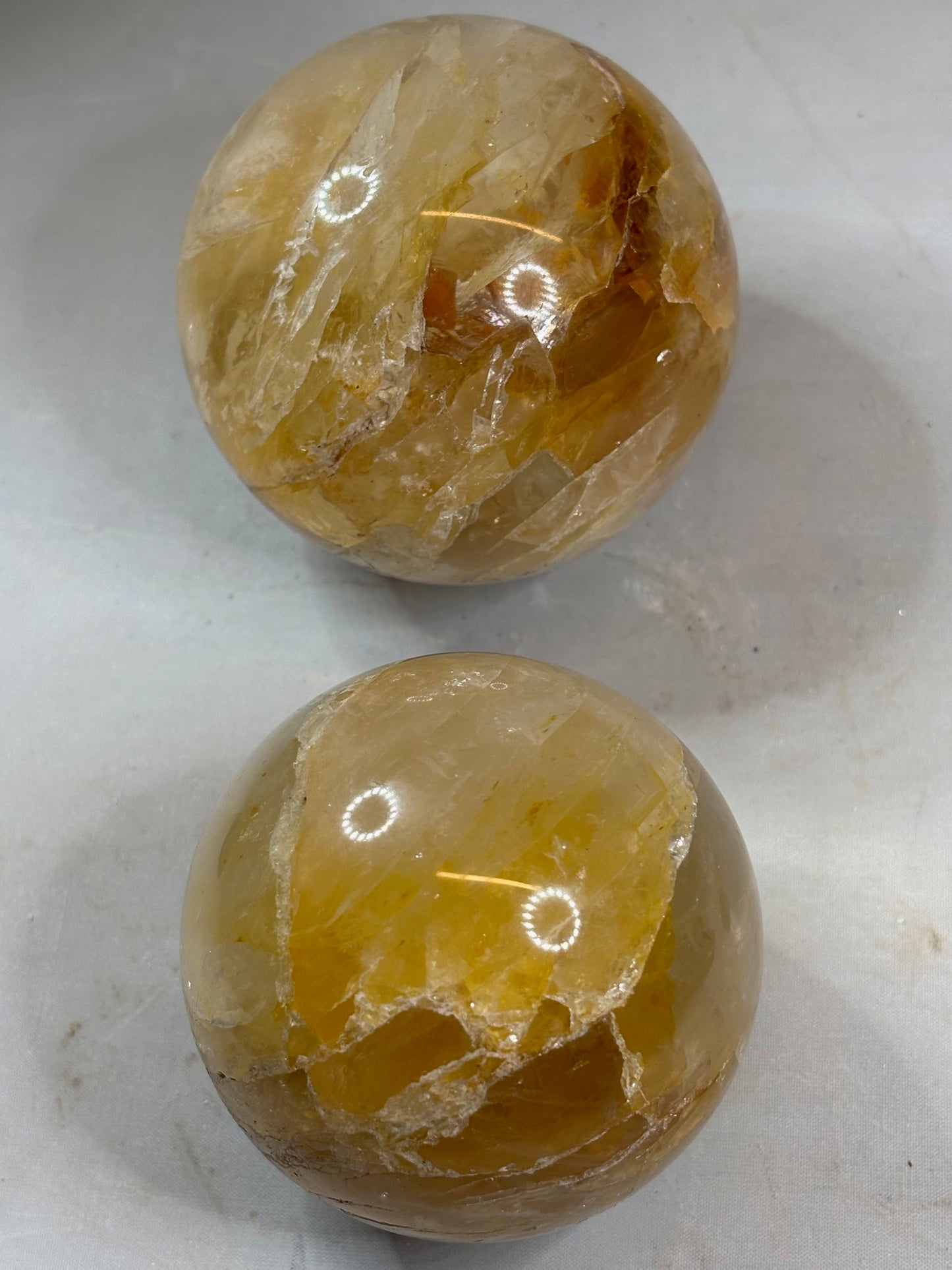 Citrin Golden Healer Kugel XL, in bester Qualität, gelber Quarz Hämatoidquarz