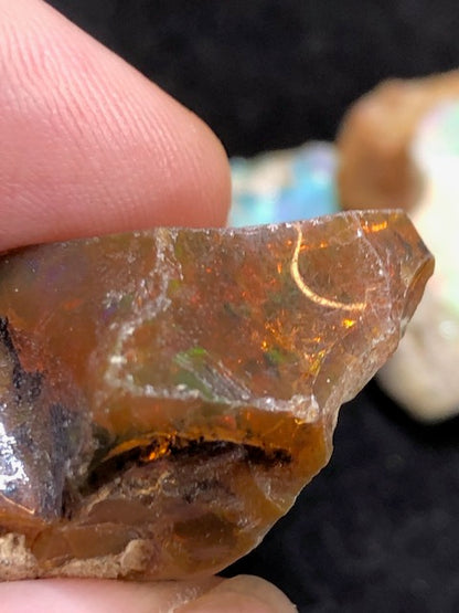 Edelopale A-Qualität diverse Sorten, Welo Opal, Feueropal, Schwarzopal, Kristallopal, Chocolate Opal, Großhandelspreis