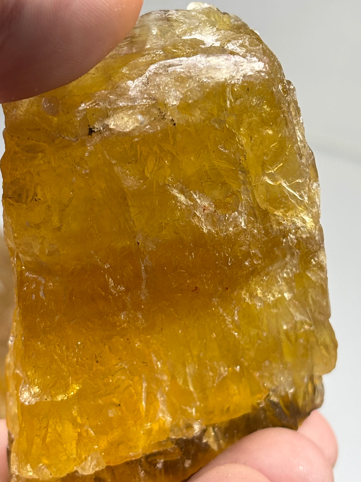 Gelber Fluorit Rohsteine, Honigfluorit naturbelassen, in bester Qualität