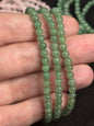 Elastisches Kugelarmband 4mm Perlen, Rosenquarz, Aventurin, Moosachat, Grünquarz