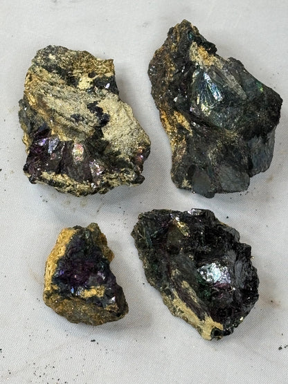 Hämatit Kristalle irisierend in bester Qualität, Insel Elba Italien, Eisenrose