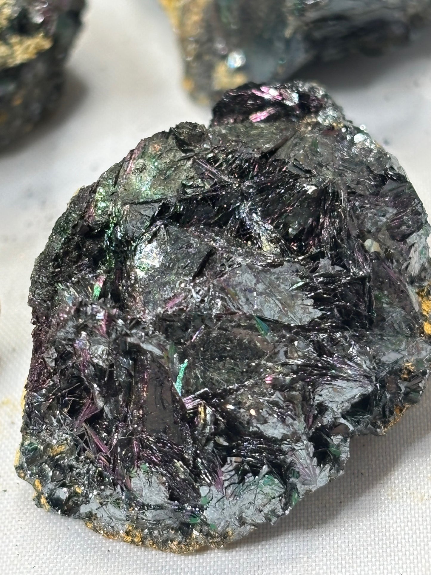 Hämatit Kristalle irisierend in bester Qualität, Insel Elba Italien, Eisenrose