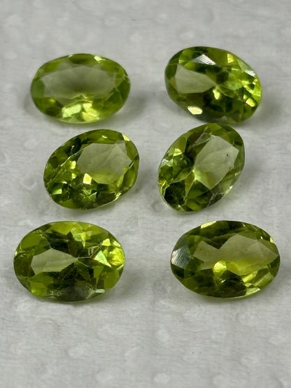 Olivin facettiert, sehr gute Qualität