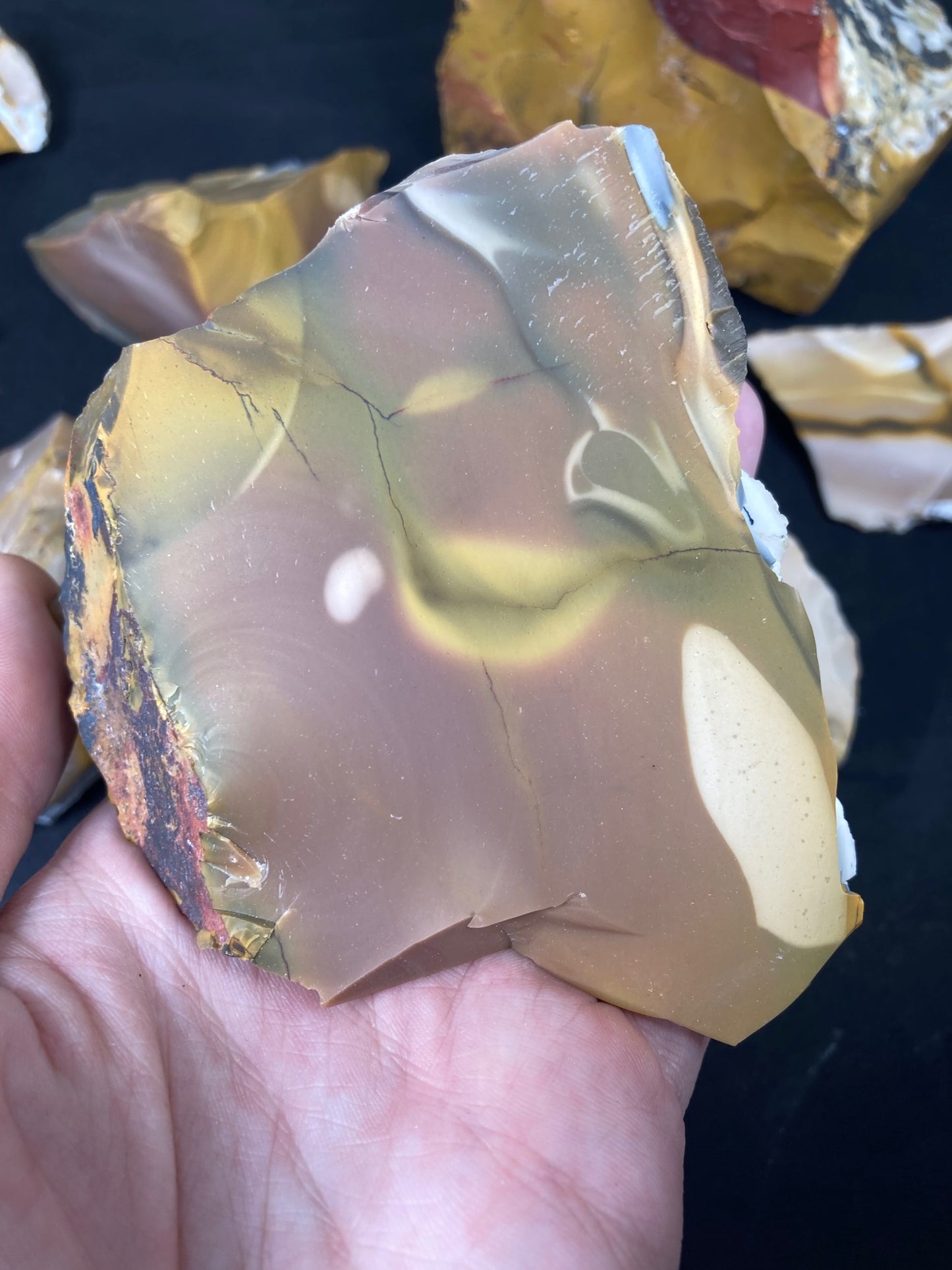 Mookait Rohsteine beste Qualität, Jaspis, Dendriten Opal, Mokait Quarz