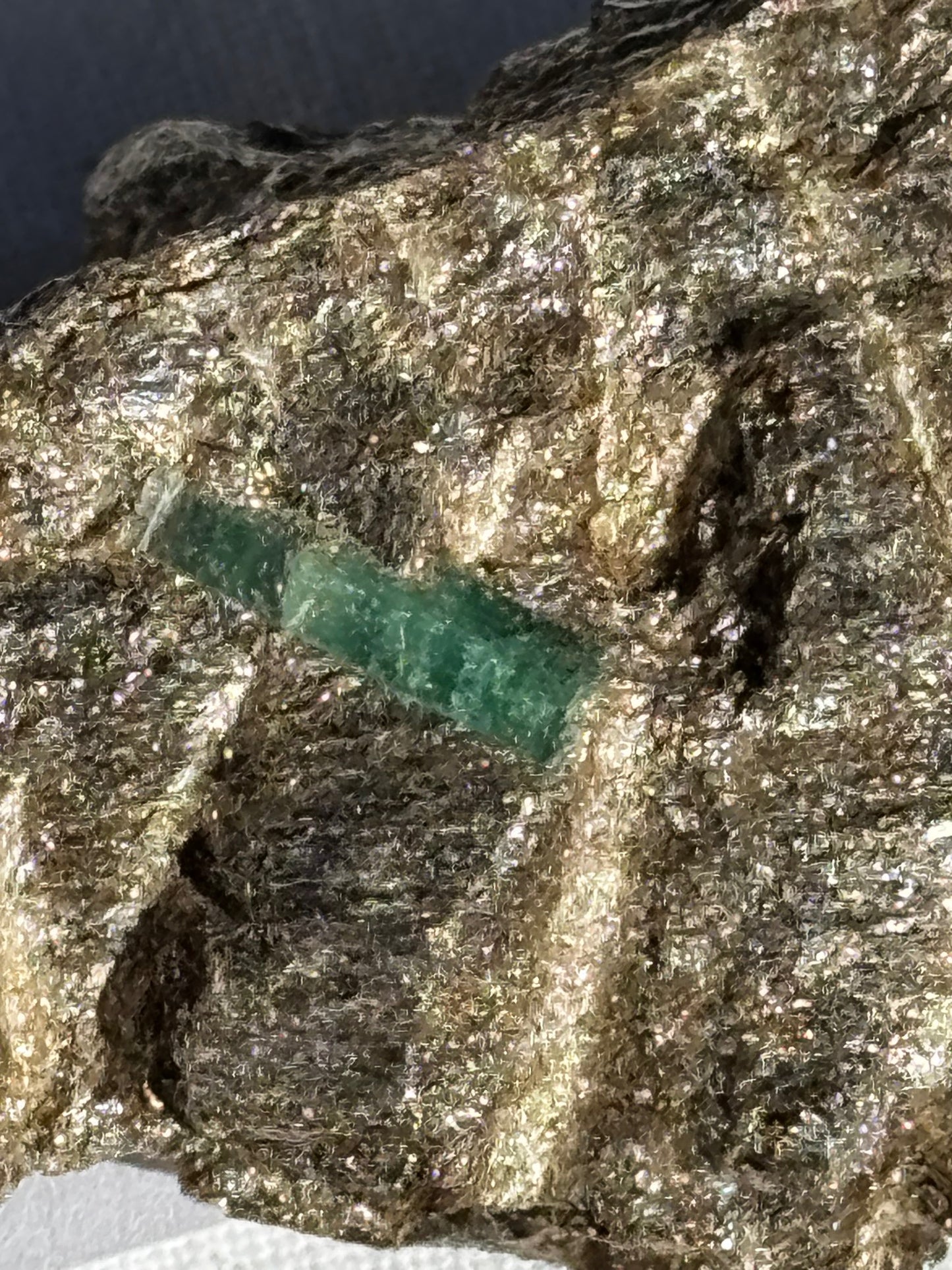 Smaragd Kristalle auf Matrix Habachtal, Salzburg Österreich, beste Qualität