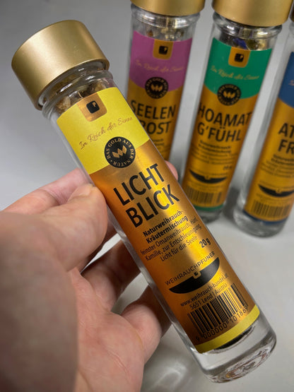 Pfuner Weihrauchmischung Lichtblick, Hoamatg‘fühl, Seelentrost, Atemfrei