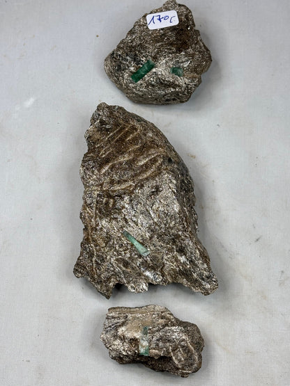 Smaragd Kristalle auf Matrix Habachtal, Salzburg Österreich, beste Qualität