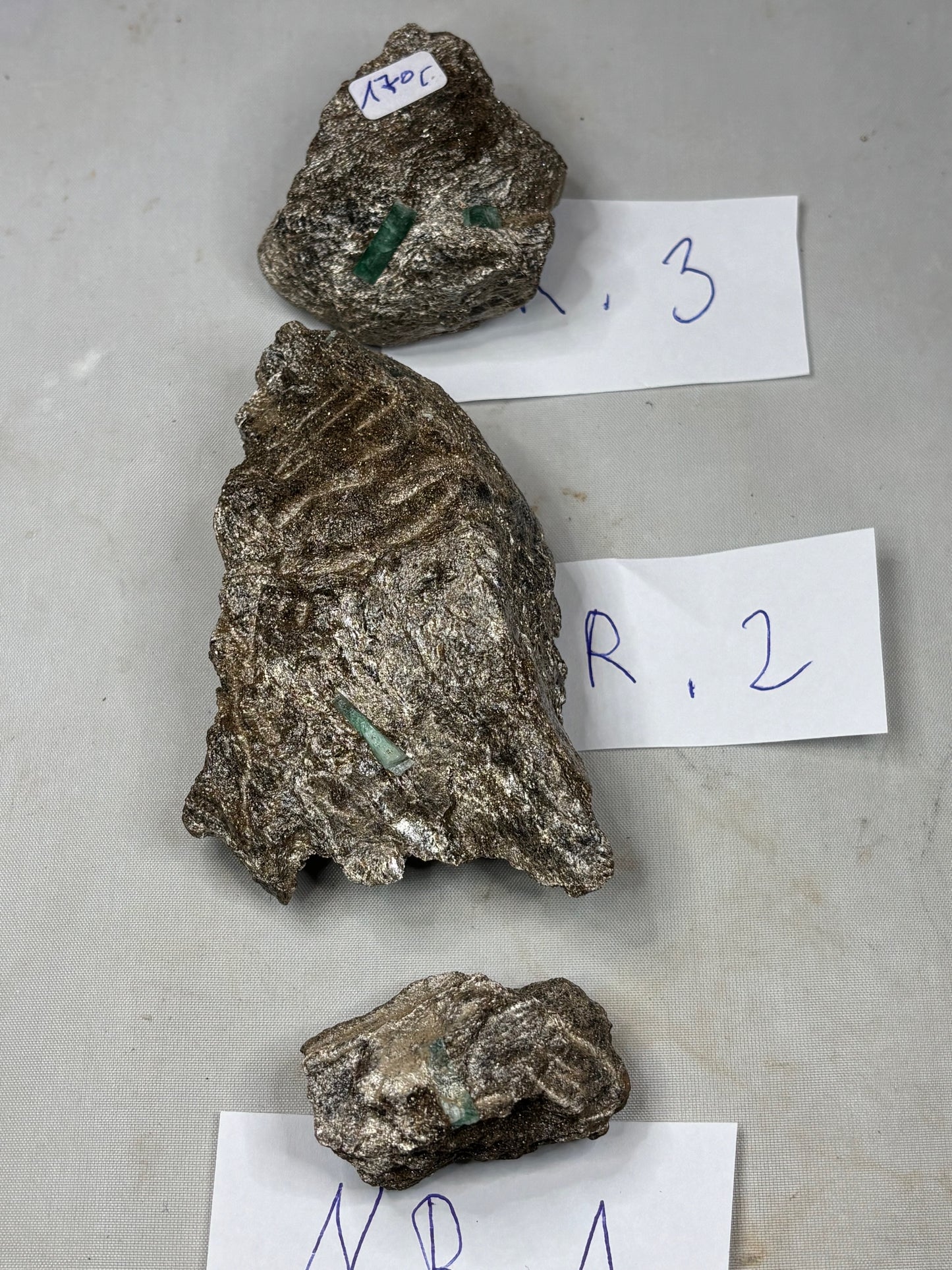 Smaragd Kristalle auf Matrix Habachtal, Salzburg Österreich, beste Qualität