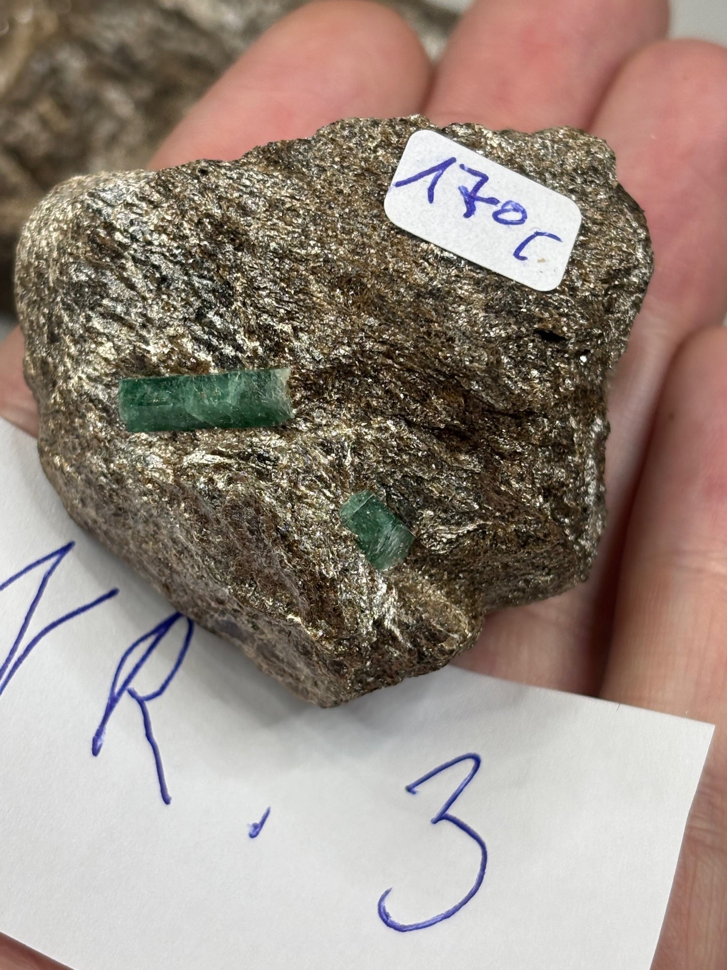 Smaragd Kristalle auf Matrix Habachtal, Salzburg Österreich, beste Qualität