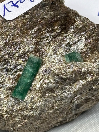 Smaragd Kristalle auf Matrix Habachtal, Salzburg Österreich, beste Qualität