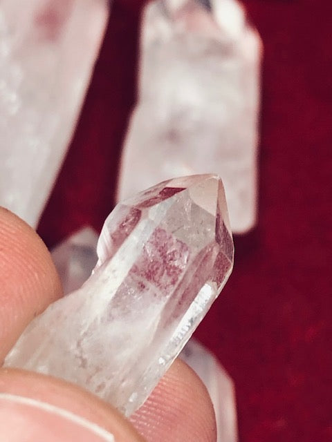Bergkristall Spitze Laser- Nadel Quarz, in sehr guter Qualität