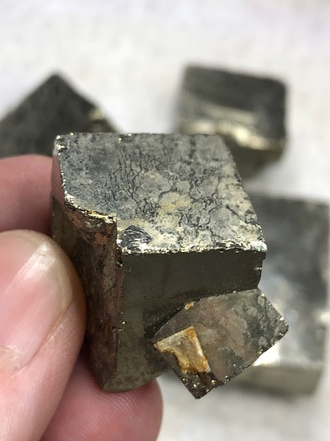 Pyrit Würfel 2. Wahl Spanie, Katzengold, Narrengold