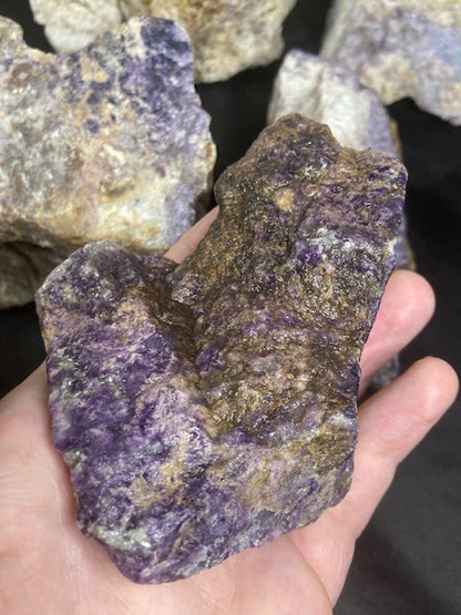 Tiffany Stone Rohsteine in bester Qualität, Rarität Fluorit Opal Phenakit Bertrandit Beryll