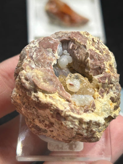 Edelopal Sammlung weltweit, 8 Stück Welo/ Boulder/ Feuer/ Glas Opal Hyalith Schwarzopal