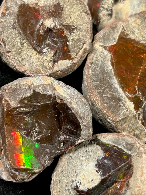 Edelopale A-Qualität Schokoladen Opal, Feueropal, Chocolate Opal, Großhandelspreis Matrix Opal