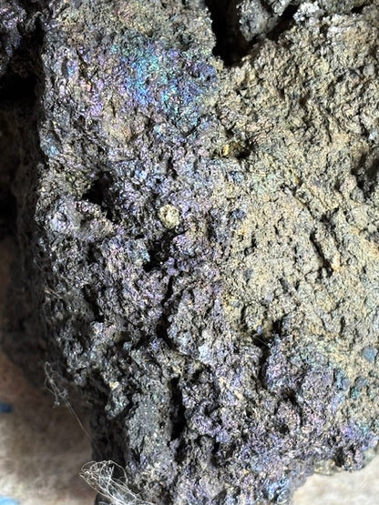 Lavastein irisiert! XXL ca. 20,6Kg Museum Buntkupfer, Rarität in bester Qualität, Bornit Regenbogenlava