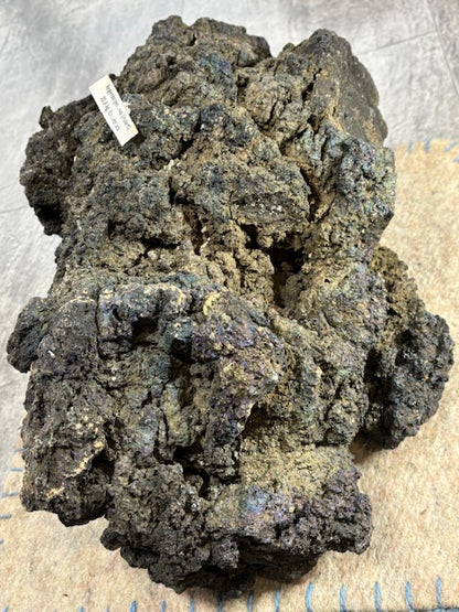 Lavastein irisiert! XXL ca. 20,6Kg Museum Buntkupfer, Rarität in bester Qualität, Bornit Regenbogenlava