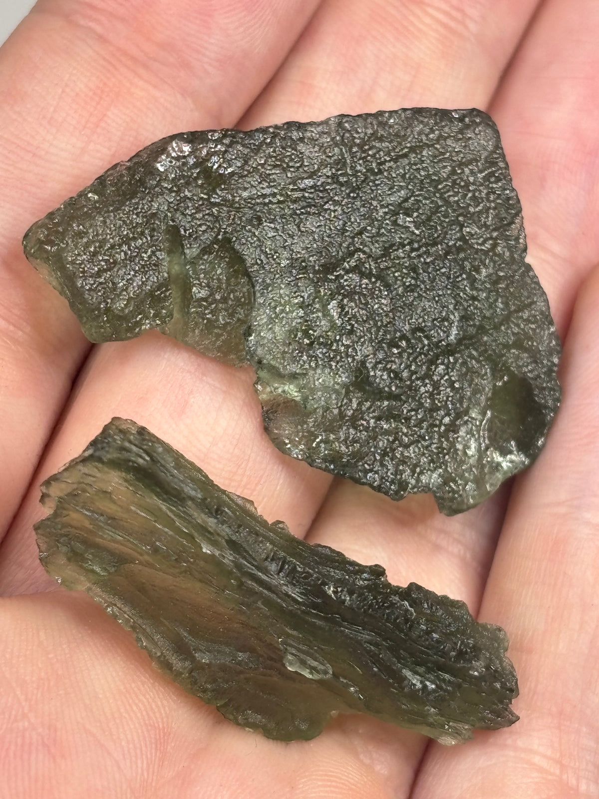 Echte Moldavite in Premium-Qualität – Seltene Tektite aus Museums-Mine Rarität aus Südböhmen + Zertifikat