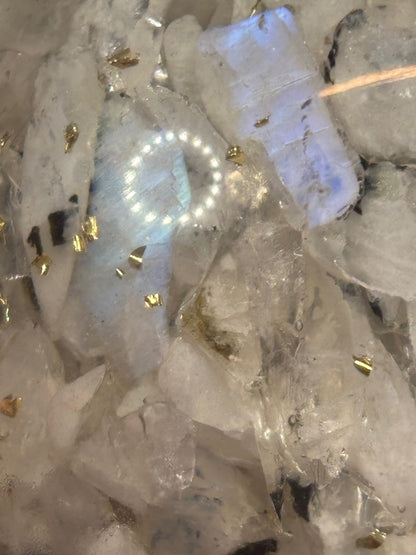 Mondstein oder Sonnenstein Orgonit, Pyramide & Kugel, Wilhelm Reich