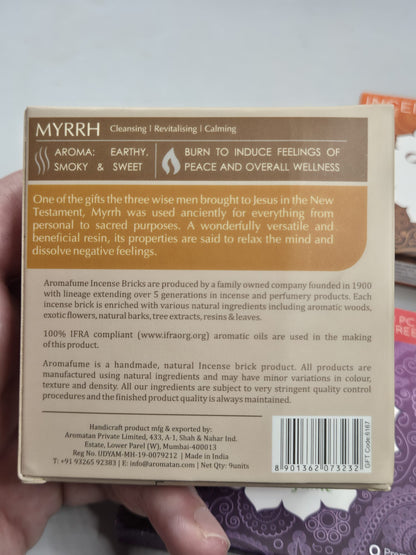 Weihrauch Blöcke 100% natürliche Inhaltsstoffe Aromafume Ätherische Öle verdampfen ohne richtigen Rauch