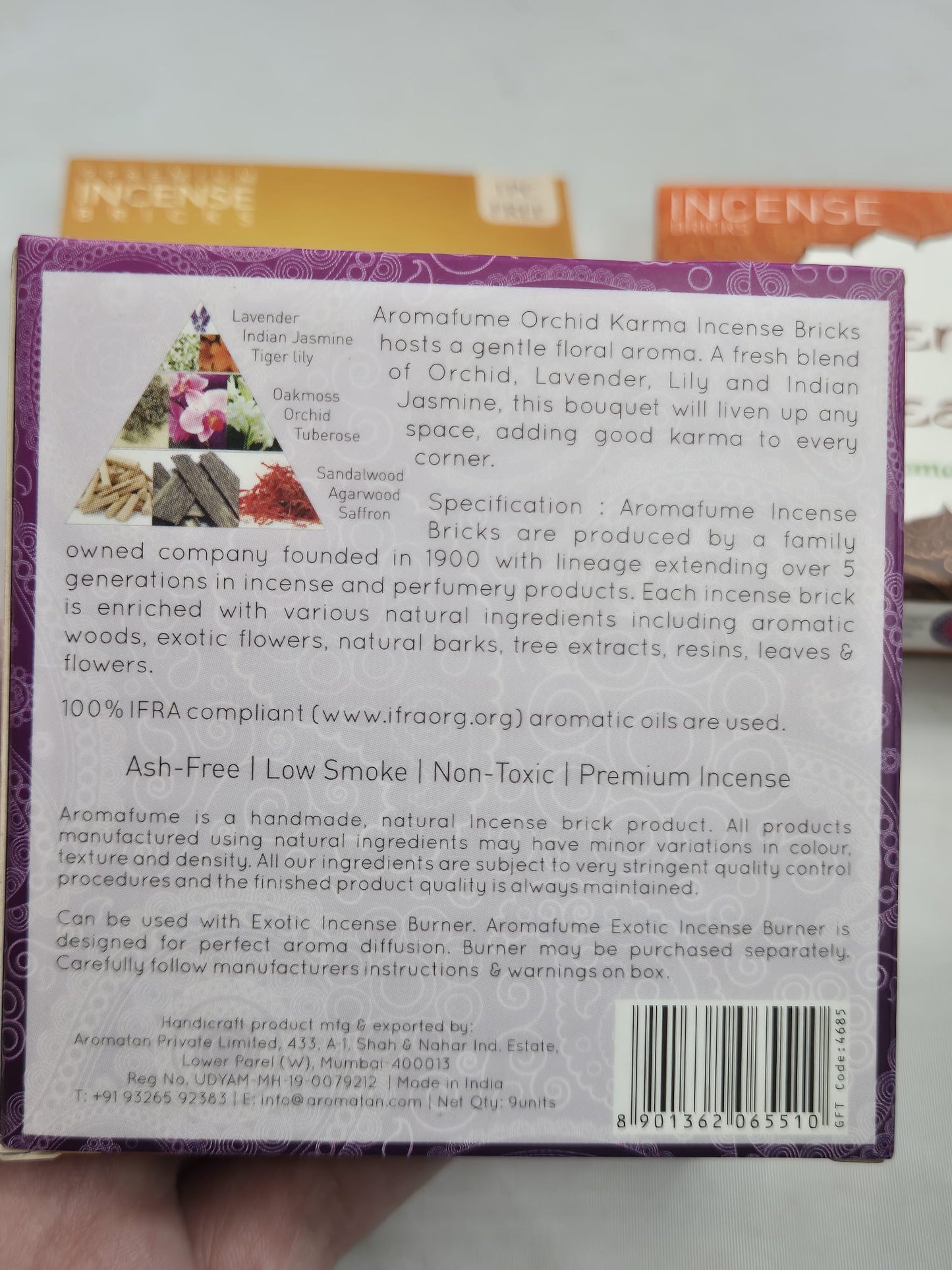 Weihrauch Blöcke 100% natürliche Inhaltsstoffe Aromafume Ätherische Öle verdampfen ohne richtigen Rauch