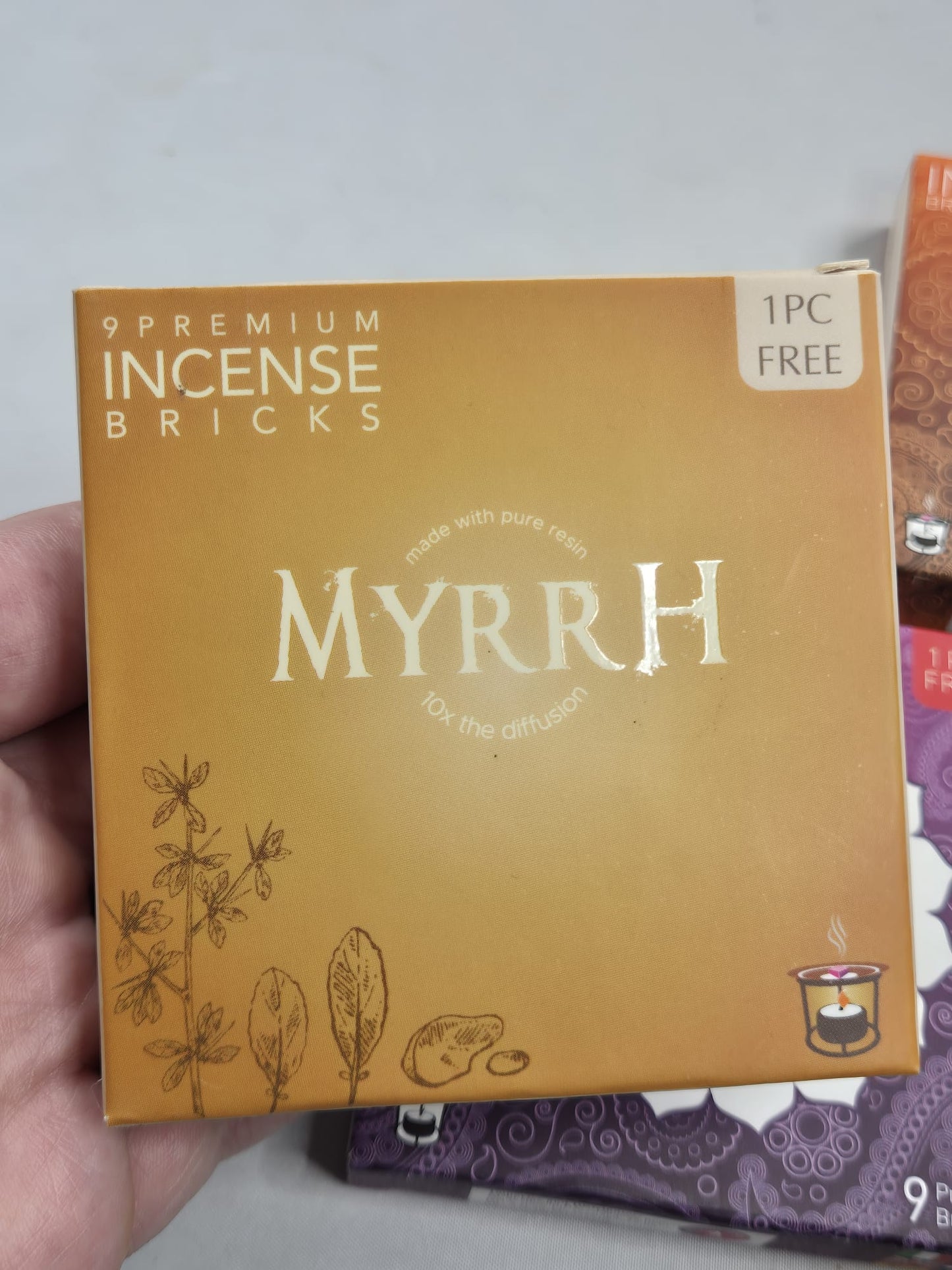 Weihrauch Blöcke 100% natürliche Inhaltsstoffe Aromafume Ätherische Öle verdampfen ohne richtigen Rauch