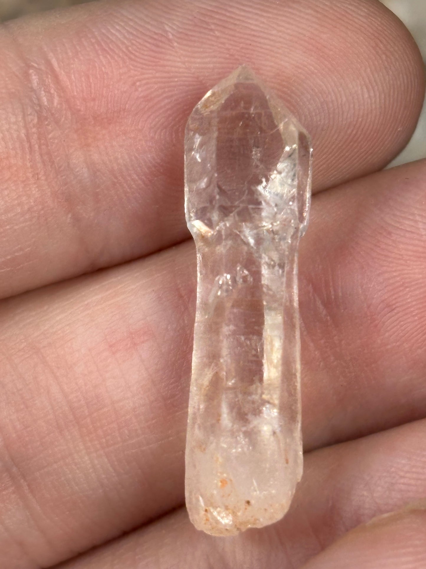 Bergkristall Spitzen Besalampy Madagaskar: Teilweise Szepter- & Herkimer-Formen