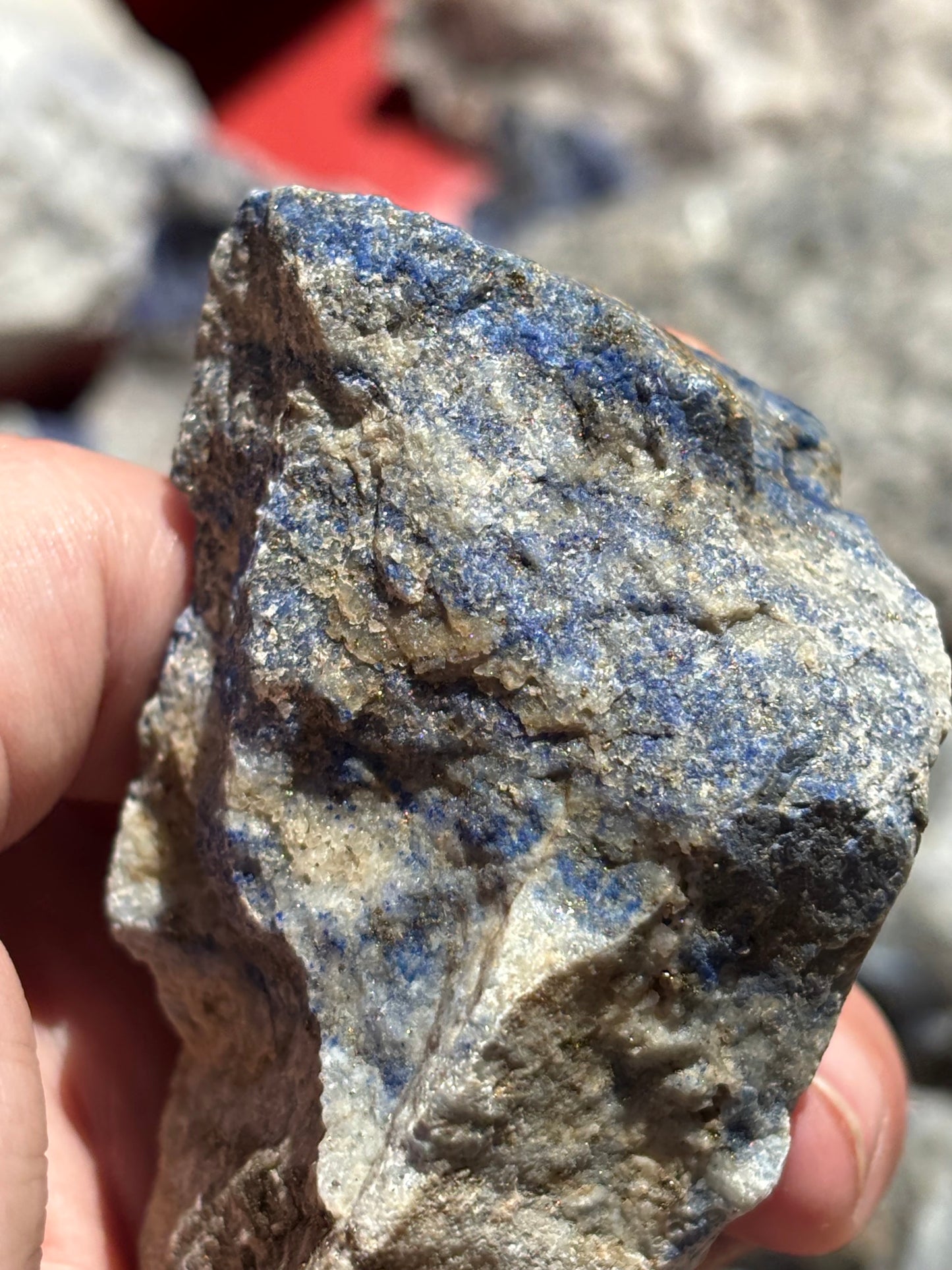 25 Kg Halbedelstein Überraschungsbox, Lapislazuli, Sodalit, Bergkristall, Hessonit (Granat), Trolleit uvm. Restposten