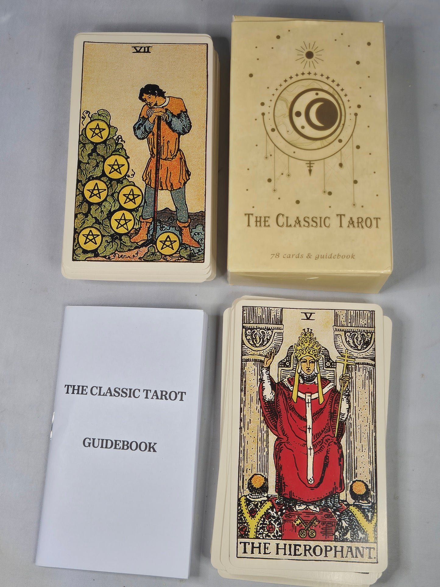 Rider-Waite Tarot Karten 78 Stück, inklusive Beschreibung, Rider Waite Pamela Colman Smith